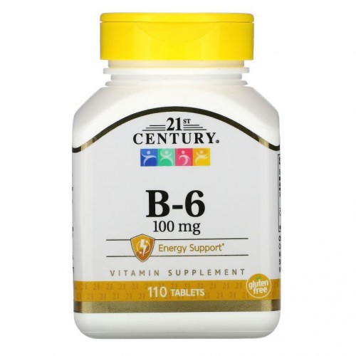 21st Century, B-6, 100mg, 110정