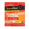 21st Century, ImmuBlast-C, 비타민C, 발포 드링크 믹스, 얼티메이트 오렌지, 1,000mg, 30팩, 팩당 9g(0.317oz)
