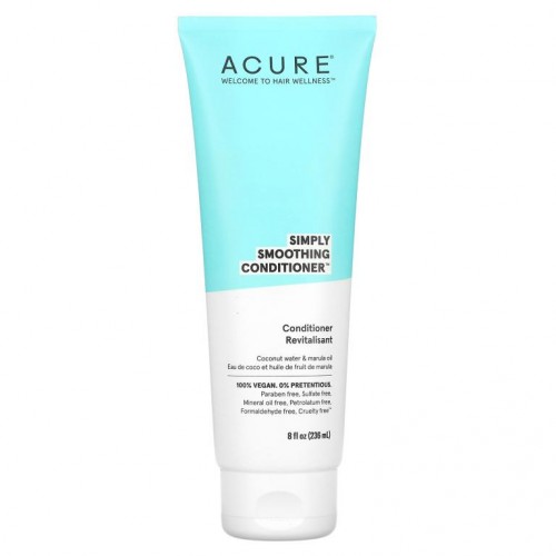 ACURE, 심플리 수딩 컨디셔너, 코코넛 & 마룰라 오일, 236.5 ml (8 fl oz)
