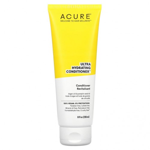 ACURE, 울트라 하이드레이팅 컨디셔너, 아르간오일 & 호박, 236.5ml(8fl oz)
