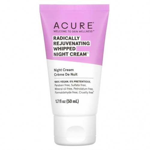 ACURE, 래디컬리 리쥬브네이팅, 휩 나이트 크림, 50ml(1.7fl oz)