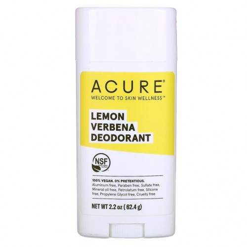 ACURE, 데오드란트, 레몬 버베나, 63.78g(2.25oz)