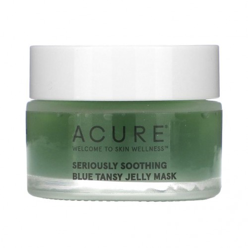 ACURE, 극강 수딩, Blue Tansy 젤리 뷰티 마스크, 30ml(1fl oz)