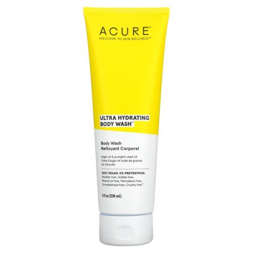 ACURE, Ultra Hydrating Body Wash, Argan Oil & Pumpkin Seed Oil, 8 fl oz (236 ml)
