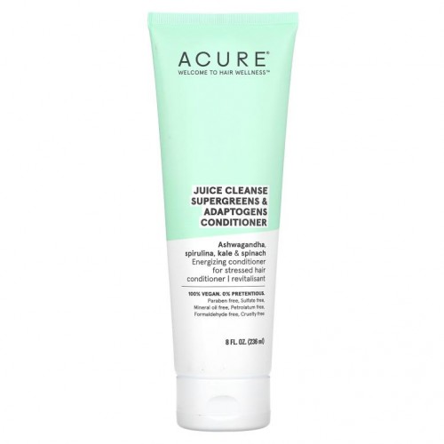 ACURE, 주스 클렌즈 슈퍼그린 & 아답토젠 컨디셔너, 236.5 ml (8 fl oz)