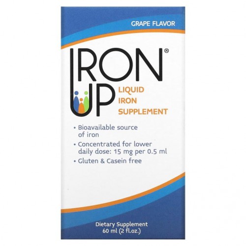 A.C. Grace Company, Iron Up, 액상 철분 보충제, 포도, 60ml(2 fl oz)