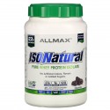 ALLMAX, 아이소내추럴, 100% 초고순도 천연 분리 유청 단백질, 초콜릿, 2파운드 (907g)