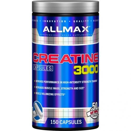 ALLMAX, 크레아틴 3000, 3,000mg, 캡슐 150정