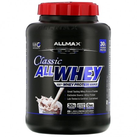 ALLMAX, AllWhey Classic, 100% 유청 단백질, 쿠키 & 크림, 5 lbs. (2.27 kg)
