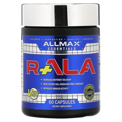 ALLMAX, R+ALA, 캡슐 60정