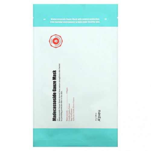 A'Pieu, 마데카소사이드 거즈 뷰티 마스크, 1매, 25g(0.88oz)