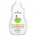 ATTITUDE, 바닥 표면 세척제, 타일 및 목재용, 시트러스 제스트, 1.04l(35.2fl oz)