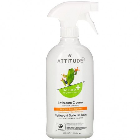 ATTITUDE, 욕실 클리너, 스트러스 제스트, 27.1 fl oz (800 ml)
