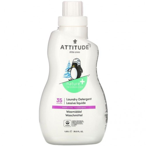 ATTITUDE, Little Ones, 세탁용 세제, 스위트 룰러바이, 1.05l(35.5fl oz)