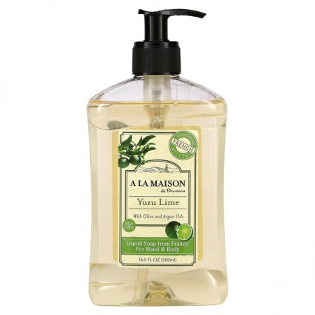 A La Maison de Provence, 핸드 및 바디용 액상 비누, 유자, 500ml(16.9fl oz)