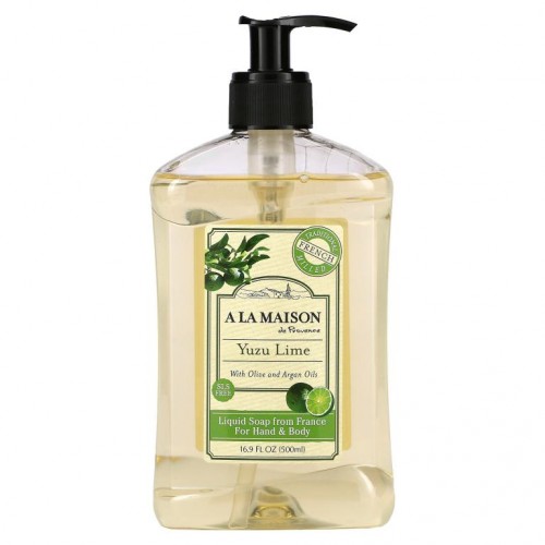 A La Maison de Provence, 핸드 및 바디용 액상 비누, 유자, 500ml(16.9fl oz)