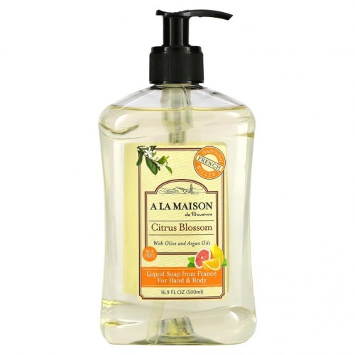 A La Maison de Provence, 핸드 & 바디 액상 비누, 시트러스 꽃잎, 500ml(16.9fl oz)