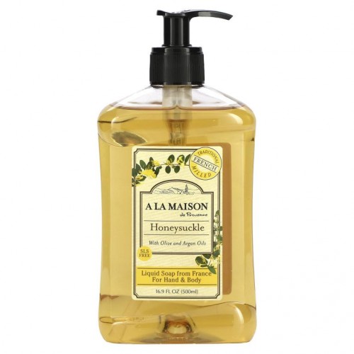 A La Maison de Provence, 핸드 및 바디용 액상 비누, 허니석클, 500ml(16.9fl oz)