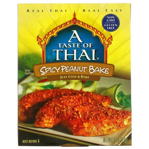 A Taste Of Thai, 스파이시 피넛 베이크, 100g(3.5oz)