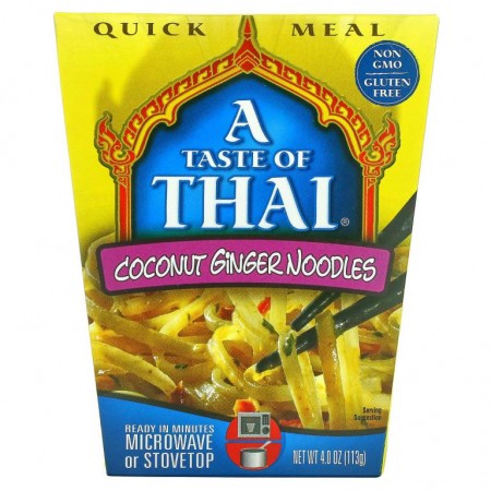 A Taste Of Thai, 코코넛 생강 누들, 113g(4oz)