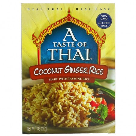 A Taste Of Thai, 코코넛 생강 쌀, 200g(7oz)