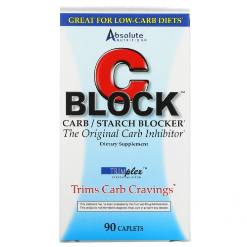 Absolute Nutrition, CBlock, 탄수화물 블로커, 90정