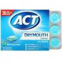 Act, 드라이 마우스 로렌지, 자일리톨 함유, 수딩 민트, 36정