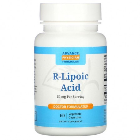 Advance Physician Formulas, R-리포산, 50 mg, 60 캡슐
