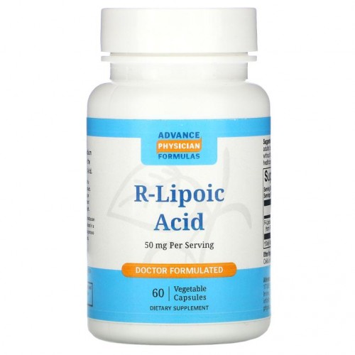 Advance Physician Formulas, R-리포산, 50 mg, 60 캡슐