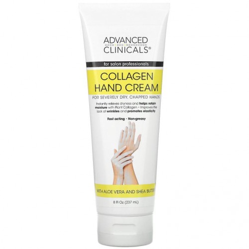 Advanced Clinicals, 콜라겐 핸드 크림, 237ml(0.8fl oz)