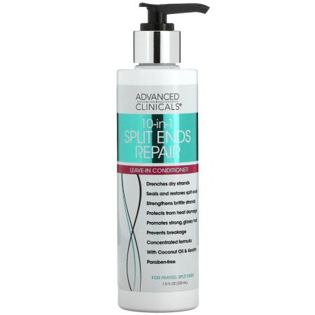 Advanced Clinicals, 10-In-1 Split Ends Repair, Leave-In Conditioner, 7.5 fl oz (222 ml)