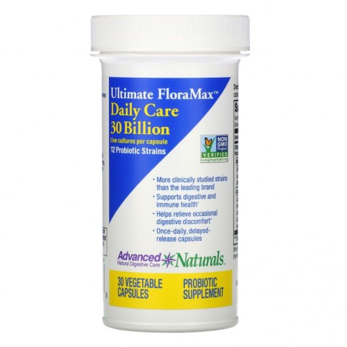 Advanced Naturals, Ultimate FloraMax, 데일리 케어, 300억, 베지 캡슐 30정
