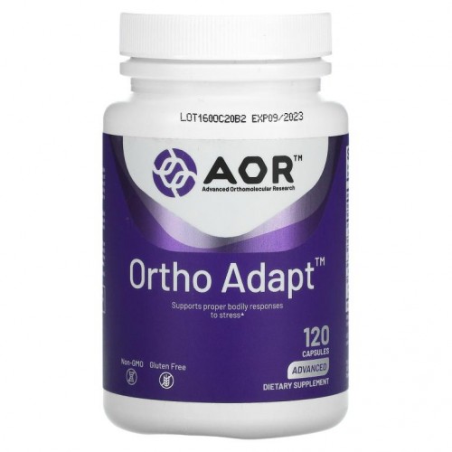 Advanced Orthomolecular Research AOR, Ortho Adapt, 캡슐 120정