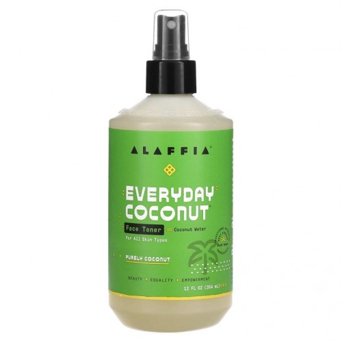 Alaffia, Everyday Coconut, 페이스 토너, 퓨얼리 코코넛, 354ml(12fl oz)
