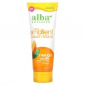 Alba Botanica, 내추럴, 베리 에몰리엔트 크림 쉐이브, 망고 바닐라, 8 온스(227 g)