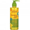 Alba Botanica, 하와이언 페이셜 워시, 딥클렌징 코코넛 밀크, 237ml(8fl oz)