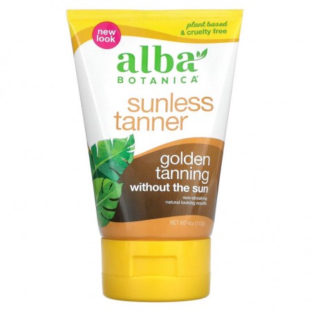 Alba Botanica, 썬리스 태너, 113g(4oz)