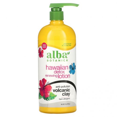 Alba Botanica, 하와이안 디톡스 리뉴잉 로션, 907g(32oz)