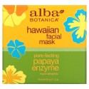 Alba Botanica, 하와이안 뷰티 페이셜 마스크, 모공을 잡아 주는 파파야 효소, 85g(3oz)