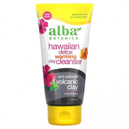 Alba Botanica, Hawaiian Detox Warming Clay Cleanser, 6 fl oz (177 ml)