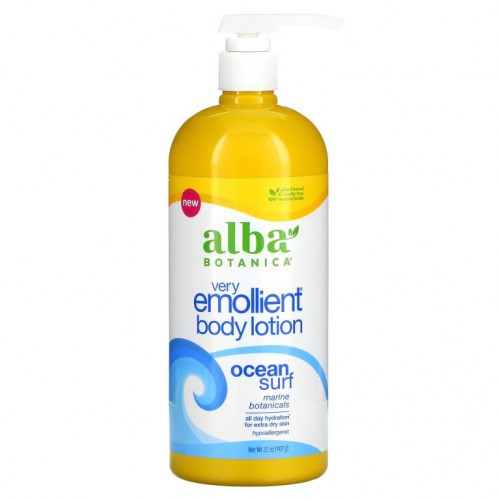 Alba Botanica, Very Emollient Body Lotion, Ocean Surf, 32 oz (907 g)
