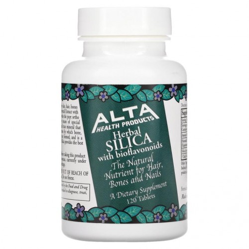 Alta Health, 바이오플라보노이드가 함유된 허브 실리카, 120정
