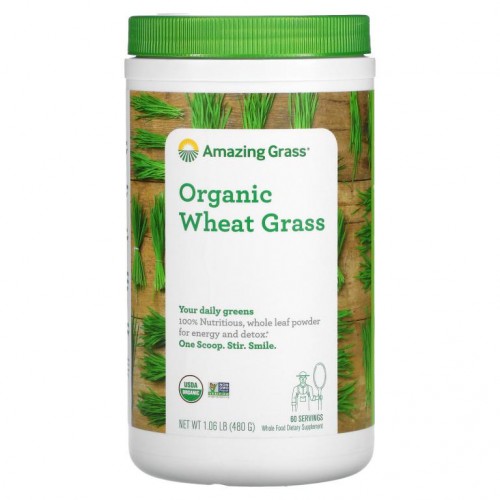 Amazing Grass, 유기농 휘트 그래스, 17 oz (480 g)