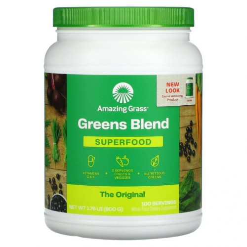Amazing Grass, Green Superfood, 오리지널, 800g(28.2oz)