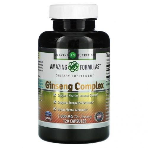 Amazing Nutrition, 인삼 복합체, 1,000mg, 캡슐 120정