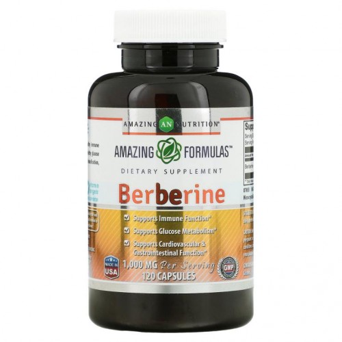 Amazing Nutrition, 베르베린, 500mg, 캡슐 120정