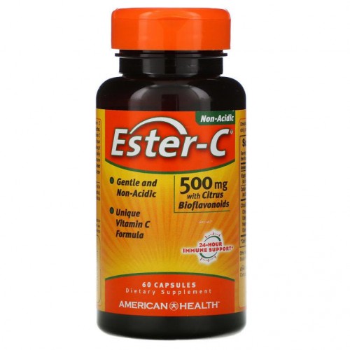 American Health, 에스테르-C, 500 mg, 60 정