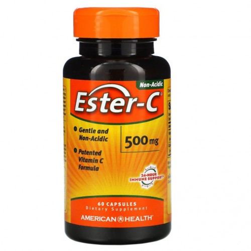 American Health, 에스테르-C, 500 mg, 60 정