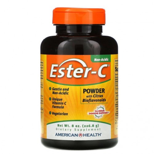 American Health, 에스테르-C, 파우더 with 시트러스 바이오 플라보노이드, 8 온스 (226.8 g)