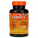 American Health, Ester-C, 시트러스 바이오플라보노이드 함유, 500mg, 베지 캡슐 120정